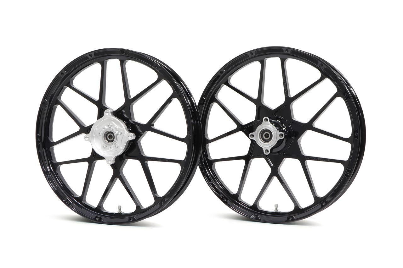 アルミ鍛造ホイール TYPE-X グロスブラック リア 185-17 CT125 ハンターカブ(ABS) 20-25