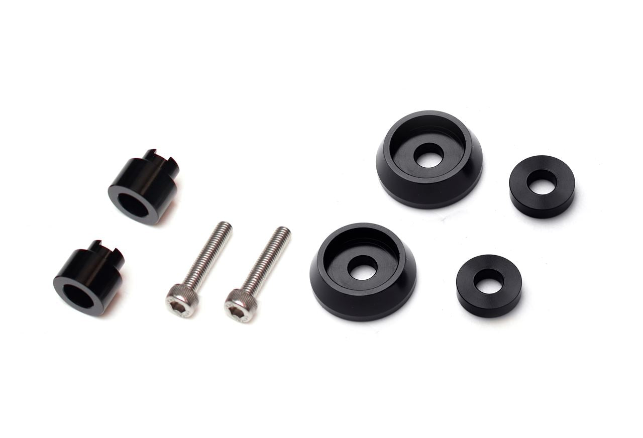 Brake Lever Guard & Bar End Mount Kit D for M8 mounting points