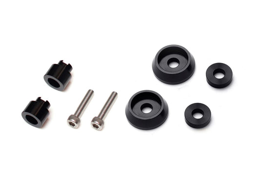 Brake Lever Guard & Bar End Mount Kit D for M8 mounting points
