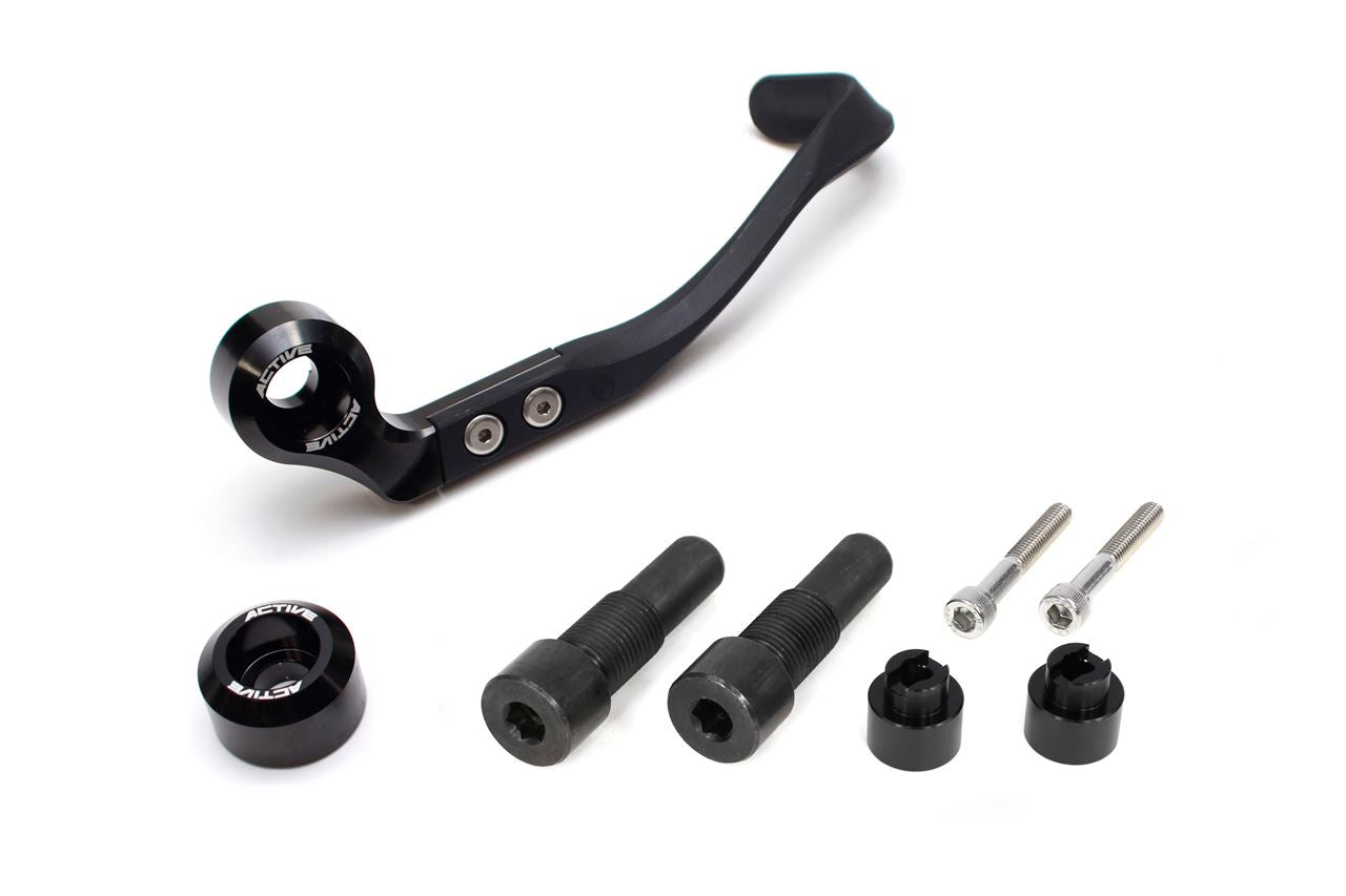 Brake Lever Guard & Bar End Full Set G Black for Yamaha M16