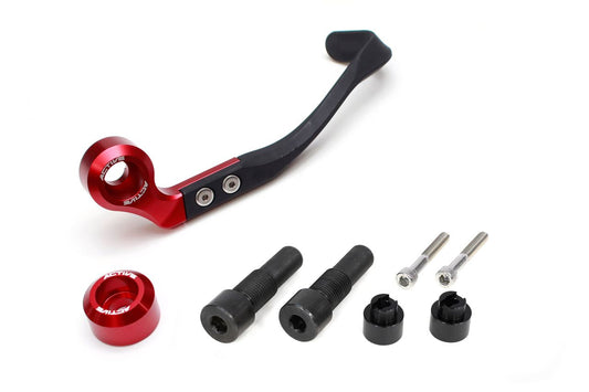 Brake Lever Guard & Bar End Full Set G Red for YAMAHA M16