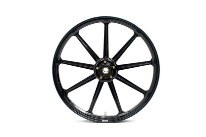 アルミ鍛造ホイール 9S グロスブラック(ガラスコート) R 350-16 1本 ソフテイル FXBB FXST