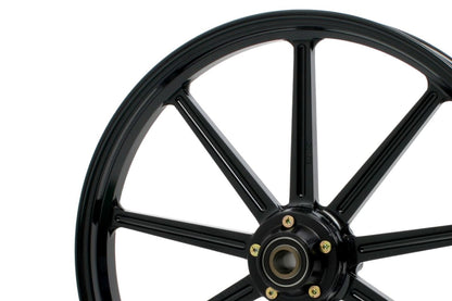 アルミ鍛造ホイール 9S グロスブラック(ガラスコート) R 350-16 1本 ソフテイル FXBB FXST