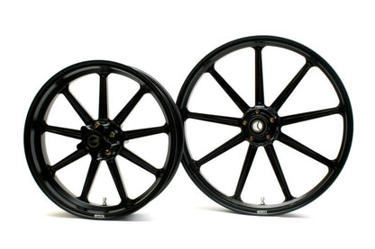 Aluminum Forged Wheels 9S Front 250-19 Gloss Black Single Disc Softail FXBB FXST