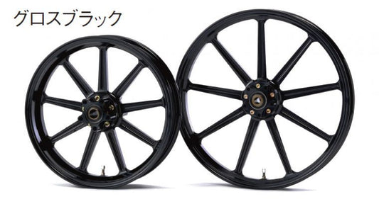 アルミ鍛造ホイール 9S グロスブラック R 350-16 1本 ダイナ FXD