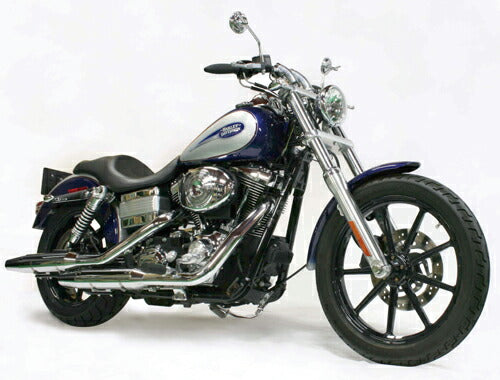 Aluminum forged wheel 9S Front 215-19 Gloss Black Double Disc Sportster Dyna FXD