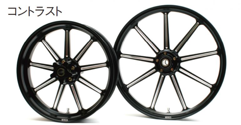 Aluminum Forged Wheels 9S Front 250-19 Contrast Double Disc Sportster