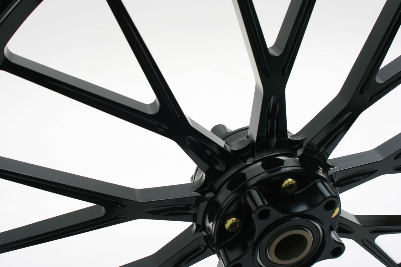 Forged Aluminum Wheels S18 Gloss Black (Glass Coated) R 450-17 1 pc. Softail