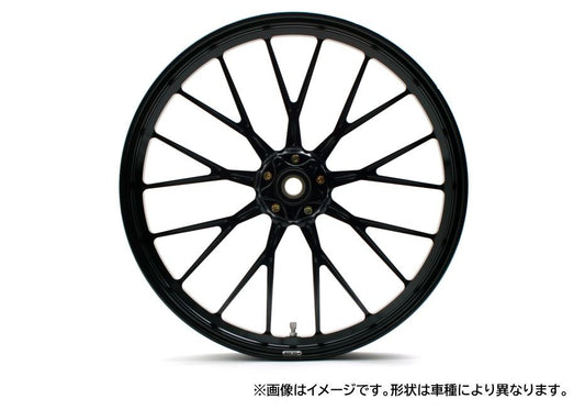 アルミ鍛造ホイール S18 グロスブラック(ガラスコート) R 450-17 1本 ソフテイル