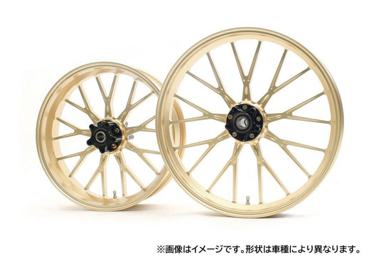 アルミ鍛造ホイール S18 ゴールド(ガラスコート) R 450-17 1本 ソフテイル