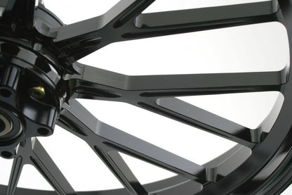Aluminum Forged Wheel S18 Front F250-19 Gloss Black Double Disc Dyna FXDC FXDB FXDL