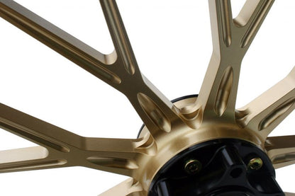 アルミ鍛造ホイール S18 フロント F250-19 ゴールド ダブルディスク ダイナ FXDC FXDB FXDL