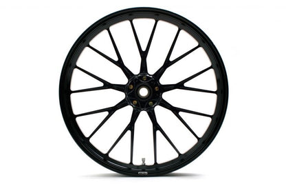 アルミ鍛造ホイール S18 フロント F250-19 アルマイトブラック ダブルディスク ダイナ FXDC FXDB FXDL