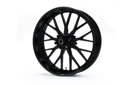 アルミ鍛造ホイール S18 フロント F250-19 アルマイトブラック ダブルディスク ダイナ FXDC FXDB FXDL