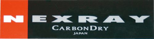 NEXRAY CARBONDRY ロゴステッカー 26×100mm