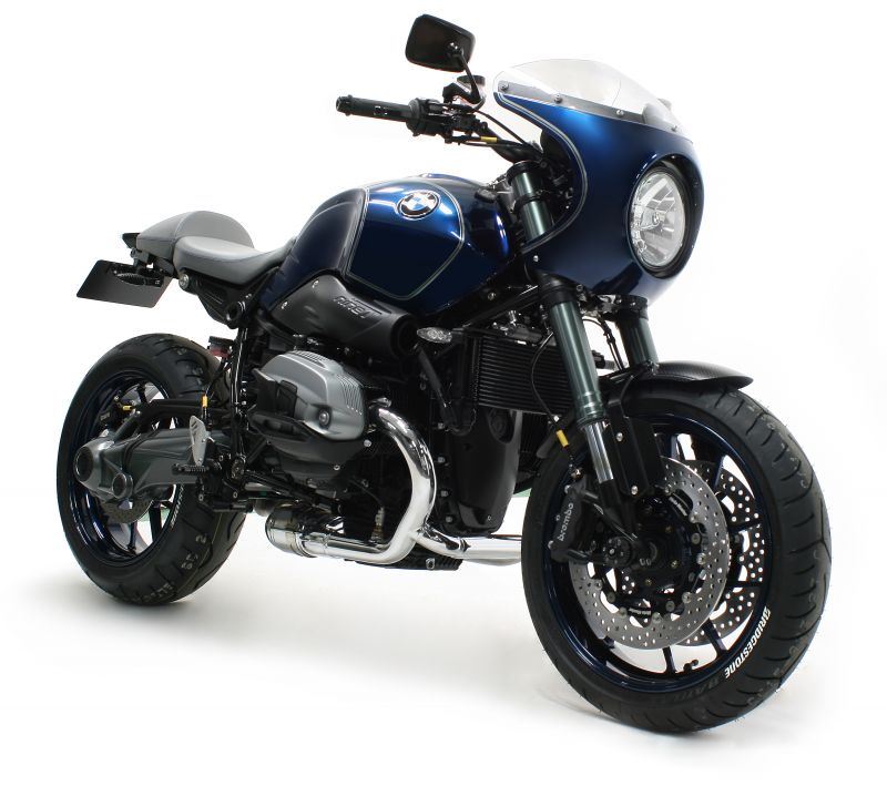 フロントフェンダー ドライカーボン スモークブラック BMW R nineT