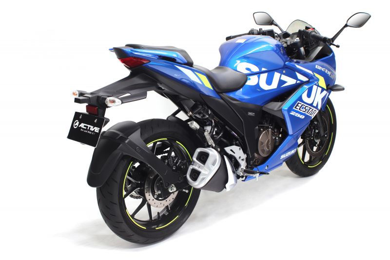 Rear Shock with Hose-attached Reservoir, HPA, T461 Monoshock for Gixxer SF250