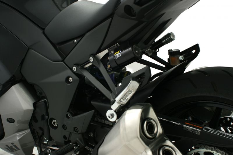 Rear shock with remote reservoir and HPA, T461 Monoshock for Ninja 1000
