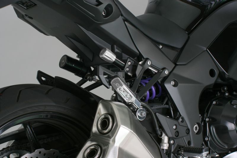 Rear shock with remote reservoir and HPA, T461 Monoshock for Ninja 1000