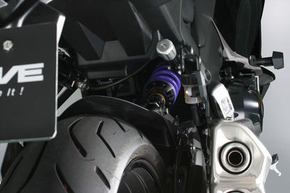 Rear shock with remote reservoir and HPA, T461 Monoshock for Ninja 1000