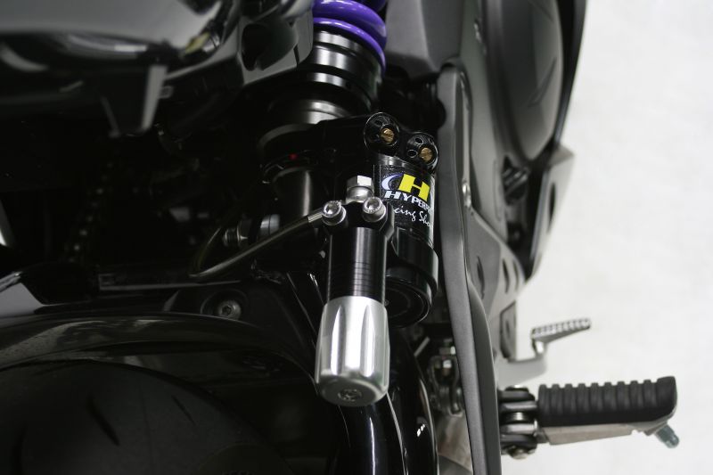 Rear Shock Piggyback Body with HPA T467 Monoshock Ninja 400/650