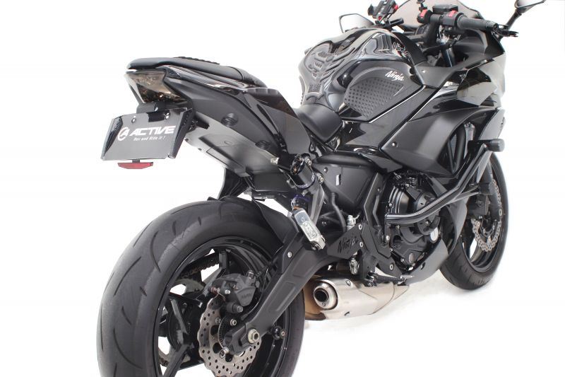 Rear Shock Street Box Mono 461 with Hose-Attached Reservoir for Ninja 650