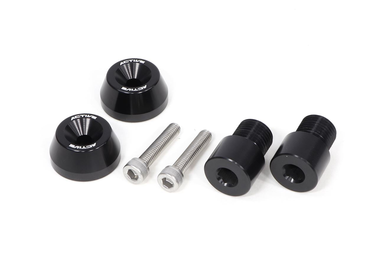 Aluminum Bar Ends for Yamaha, M16 Adapter, Black, φ30-L15, Left and Right Set