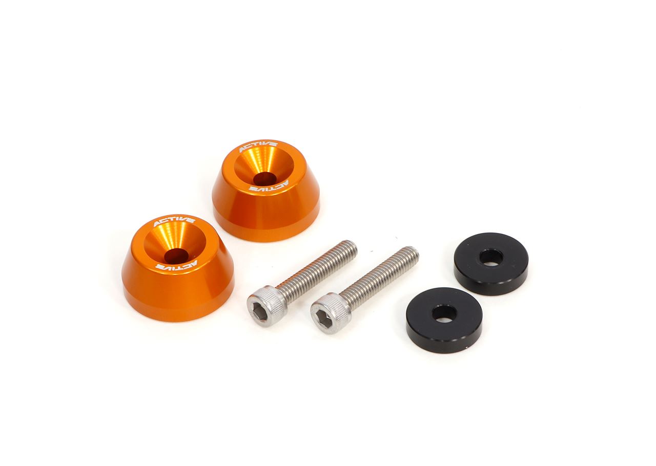 YAMAHA M6 Colored Aluminum Bar Ends, Gold, φ30-L15, Left/Right Set