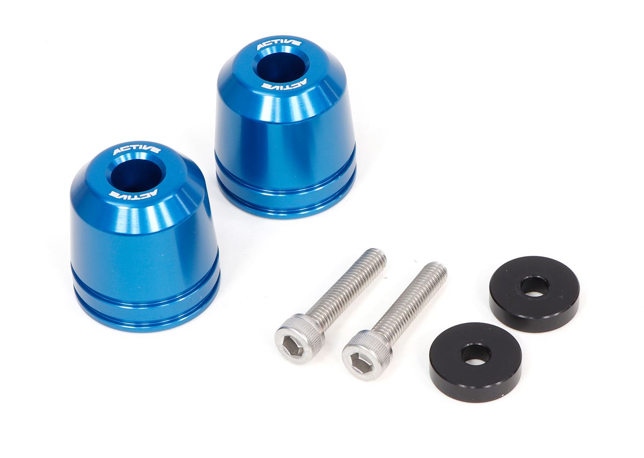For Yamaha M6 Anodized Aluminum Bar Ends Blue φ33-L33 Set of Left and Right