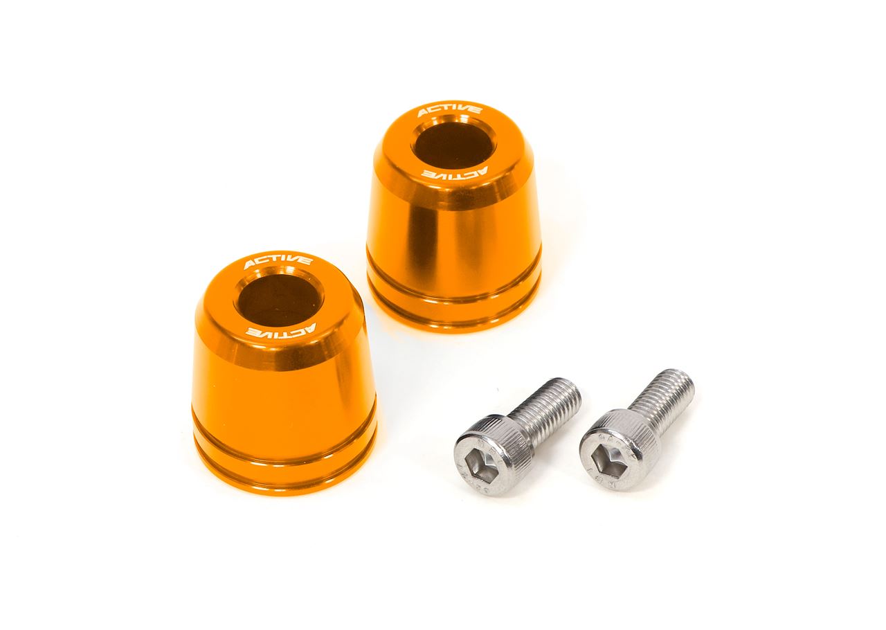 KAWASAKI M8 Colored Aluminum Bar Ends Gold φ33-L33 Left and Right Set