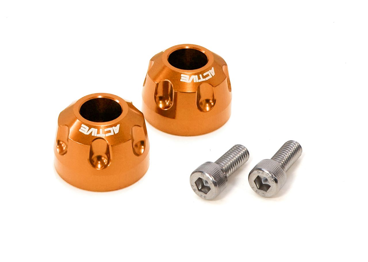 KAWASAKI M8 Colored Aluminum Bar Ends Revolver Gold φ33-L22.5 Set of Left and Right