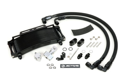 Oil Cooler Kit, Side-Mounted Round, #8 9-13R, Thermostat-Compatible Kit, Black Specifications, Z1/Z2/Z750FX-1/Z1000MK2