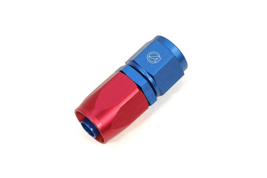 #8 Straight Fitting Blue/Red