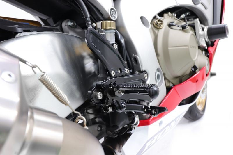 ELABORATE Foot Control Kit with Shifter, Silver, for CBR1000RR SP 17-19/SP2 17-18