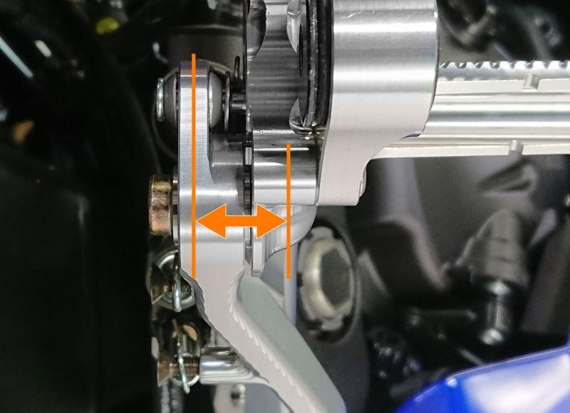 Elaborate Foot Control Kit Silver YZF-R1 15-20