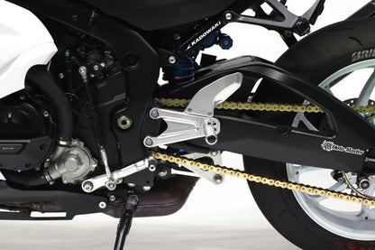 エラボレート フットコントロールキット シフター有 シルバー GSXR1000R 17-19