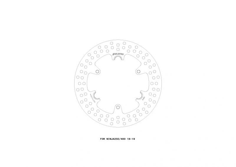 モノフローティングディスクローター リア φ220×T5.0 ニンジャ250/ニンジャ400 18-21