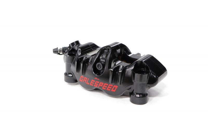 Elaborate Front 4P Radial Caliper φ34/30 Titanium Bolt/Titanium Piston Specification (Left) Black