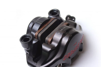 Elaborate Front 2P Caliper, Titanium Bolt Specification, Radial/60mm Pitch, Black, φ34, Right Side