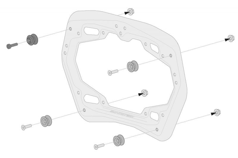 PROサイドキャリア用アダプターキット AERO ABS用 左右