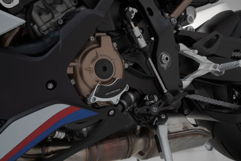 エンジンケースプロテクター ブラック/シルバー S1000RR