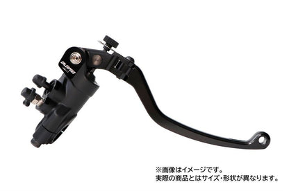 Brake Master Cylinder RD Reverse Thread Mirror Holder Clamp Short Black φ17.5