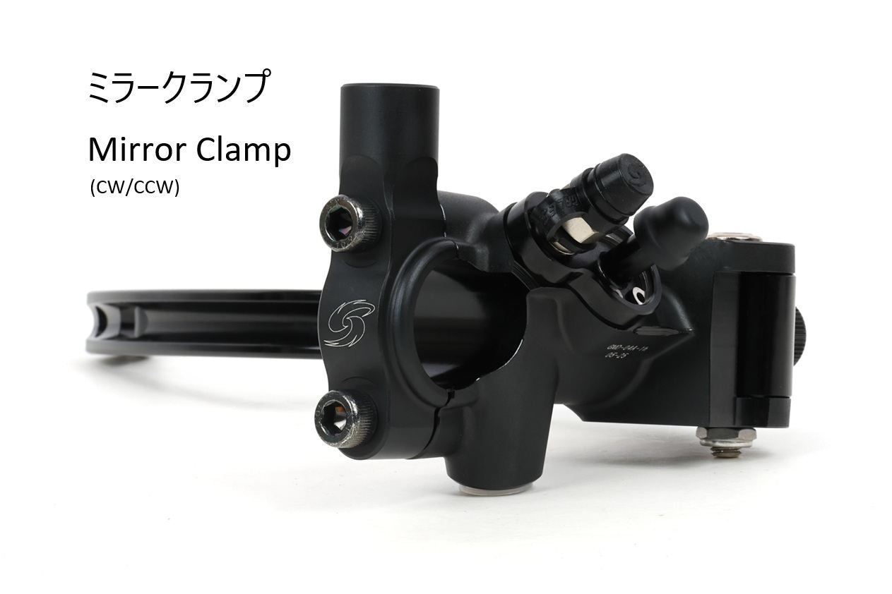 クラッチマスターシリンダーRD ミラーホルダークランプ ブラック φ16