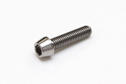Titanium Tapered Bolt Full Thread M6 x P1.0 25mm (L)