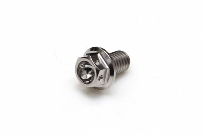 チタン フランジボルト 全ネジ ワイヤリング穴あり M6×P1.00 10mm(L) レーススペック