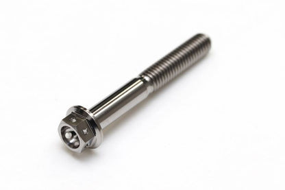 チタン フランジボルト 半ネジ ワイヤリング穴あり M6×P1.00 45mm(L) レーススペック