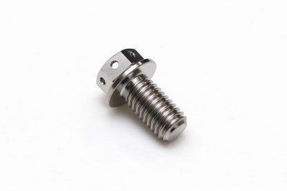 チタン フランジボルト 全ネジ ワイヤリング穴あり M8×P1.25 15mm(L) レーススペック