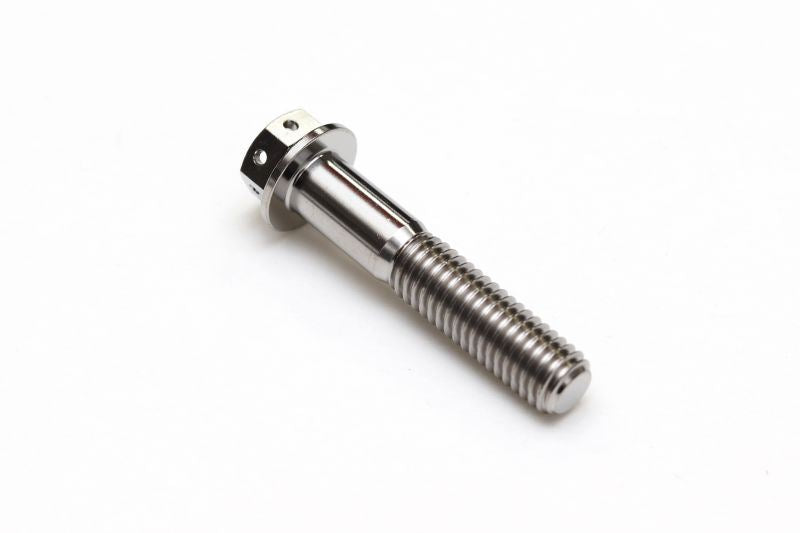 チタン フランジボルト 半ネジ ワイヤリング穴あり M8×P1.25 40mm(L) レーススペック