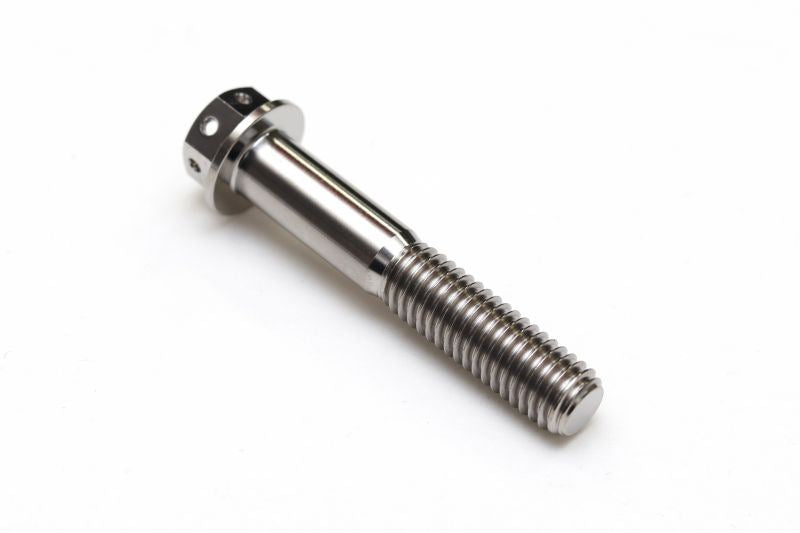 チタン フランジボルト 半ネジ ワイヤリング穴あり M8×P1.25 45mm(L) レーススペック