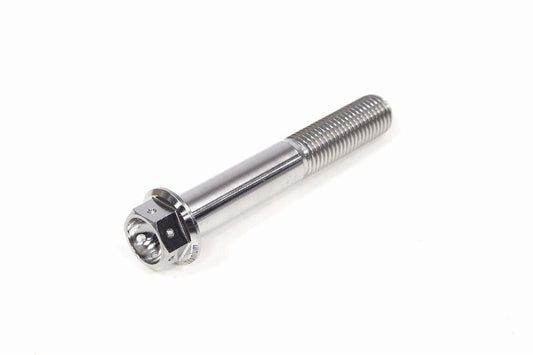 チタン フランジボルト 半ネジ ワイヤリング穴あり M10×P1.25 65mm(L) レーススペック